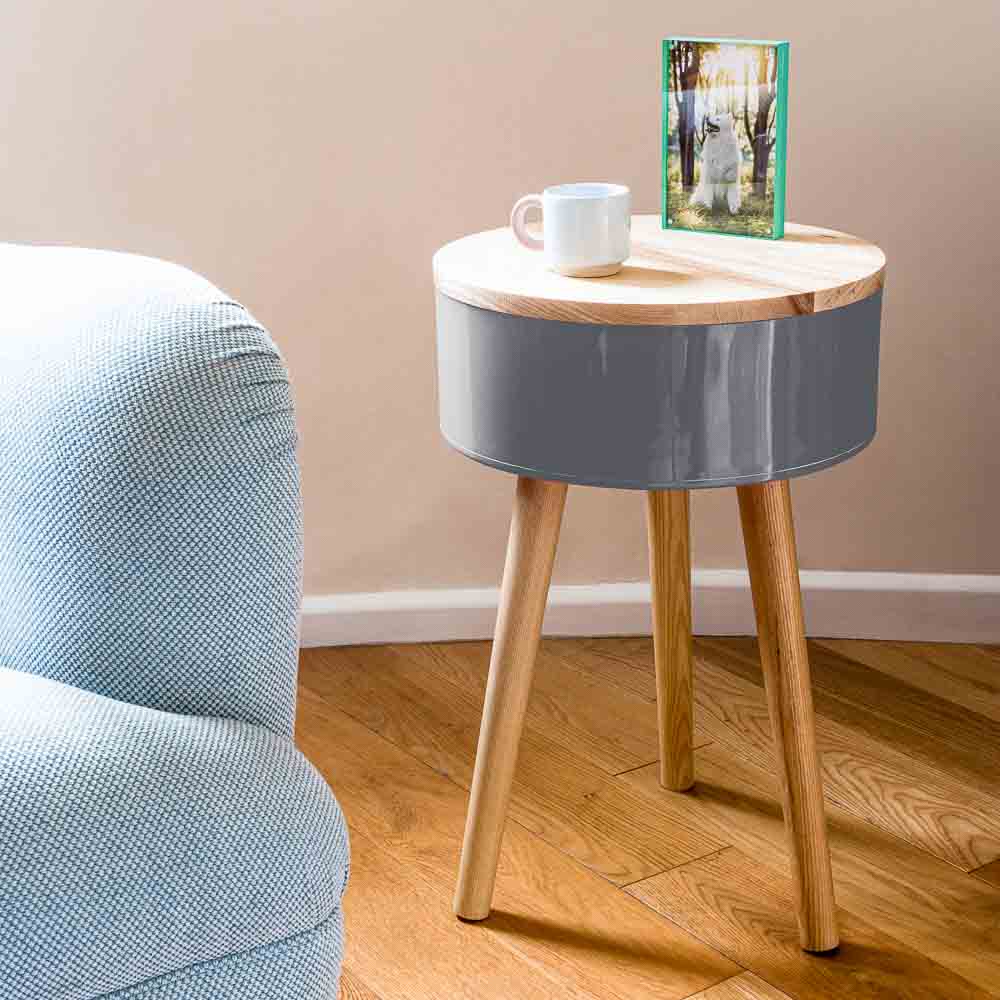 Side Table with Storage